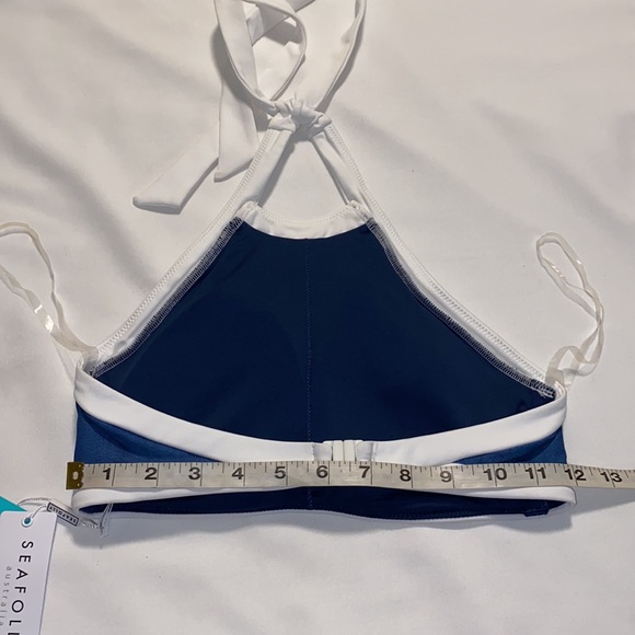 SEAFOLLY Block Party High Neck Tank Top Sz 6 - Picture 6 of 11